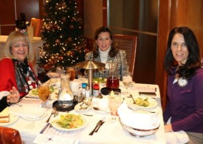 At President Jackie’s head table were Rose Falocco, PP Kathy Dalvey and Rosalee Hedrick.