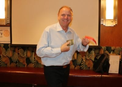 PP Jim Hunt won the weekly drawing for the Lawry's Bucks