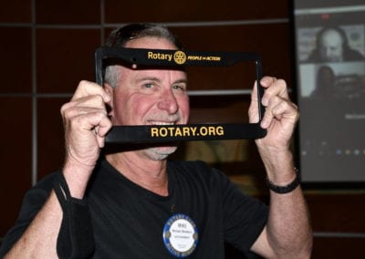 Frame the conversation around Rotary as you drive around town
