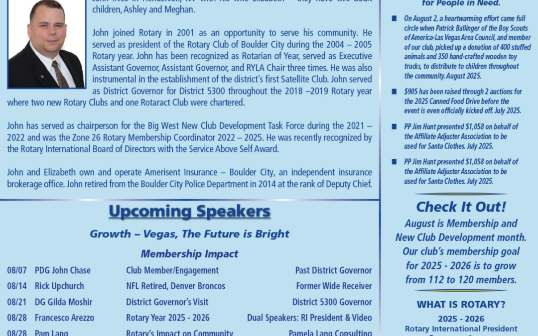 The Wheel for August 7, 2025