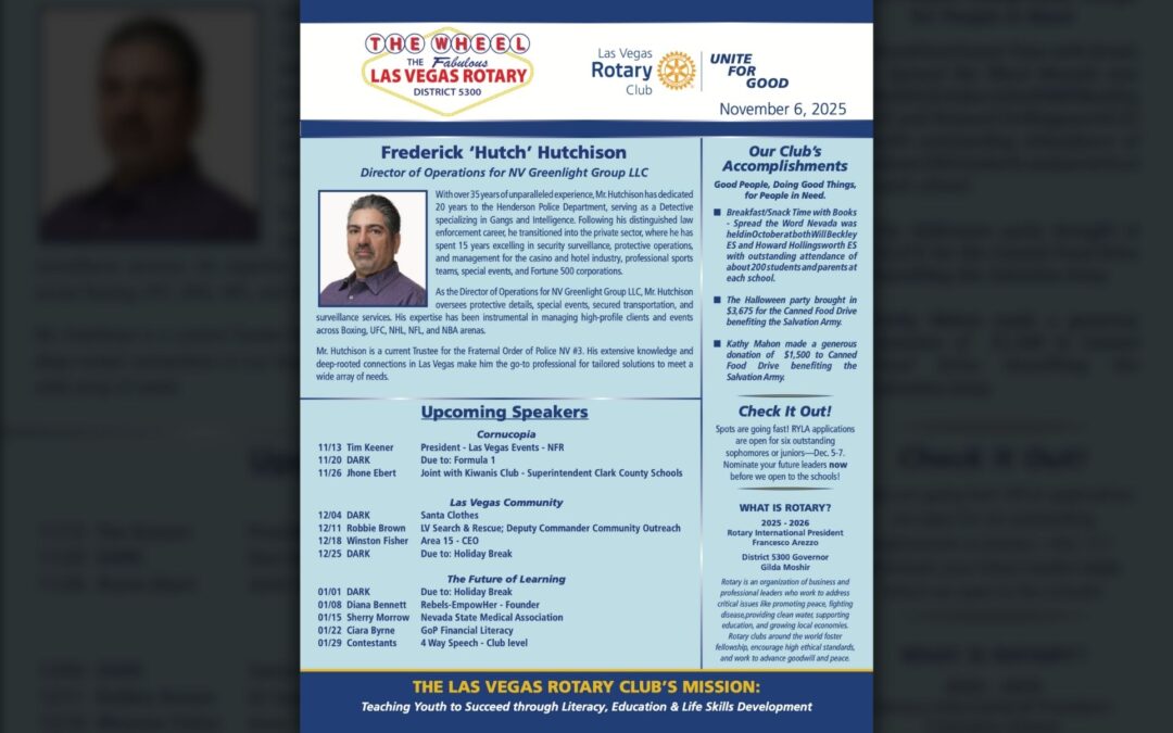 The Wheel for November 6, 2025