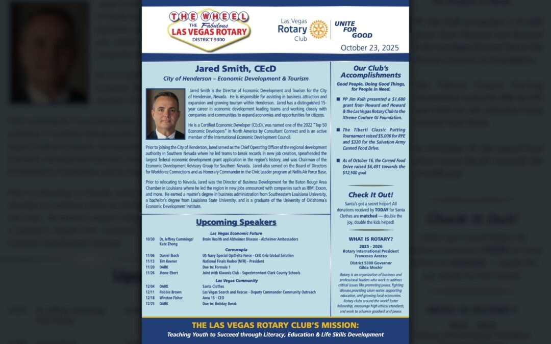 The Wheel for October 23, 2025