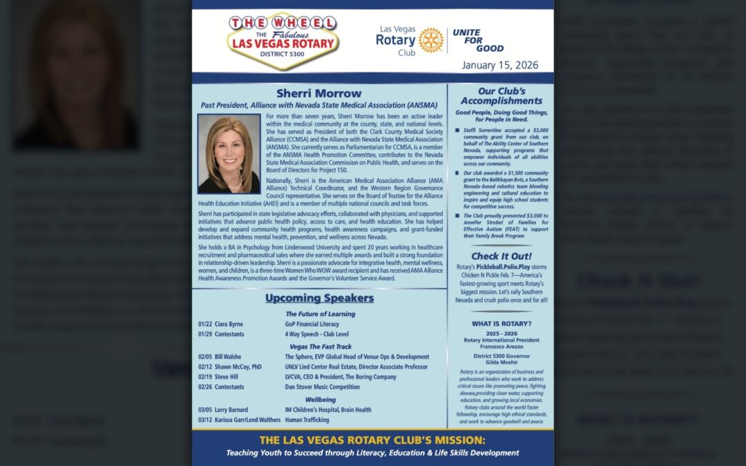 The Wheel for January 15, 2026