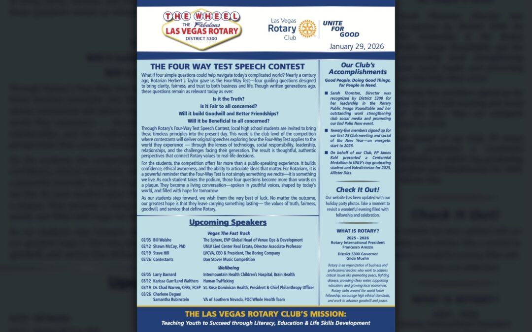 The Wheel for January 29, 2026