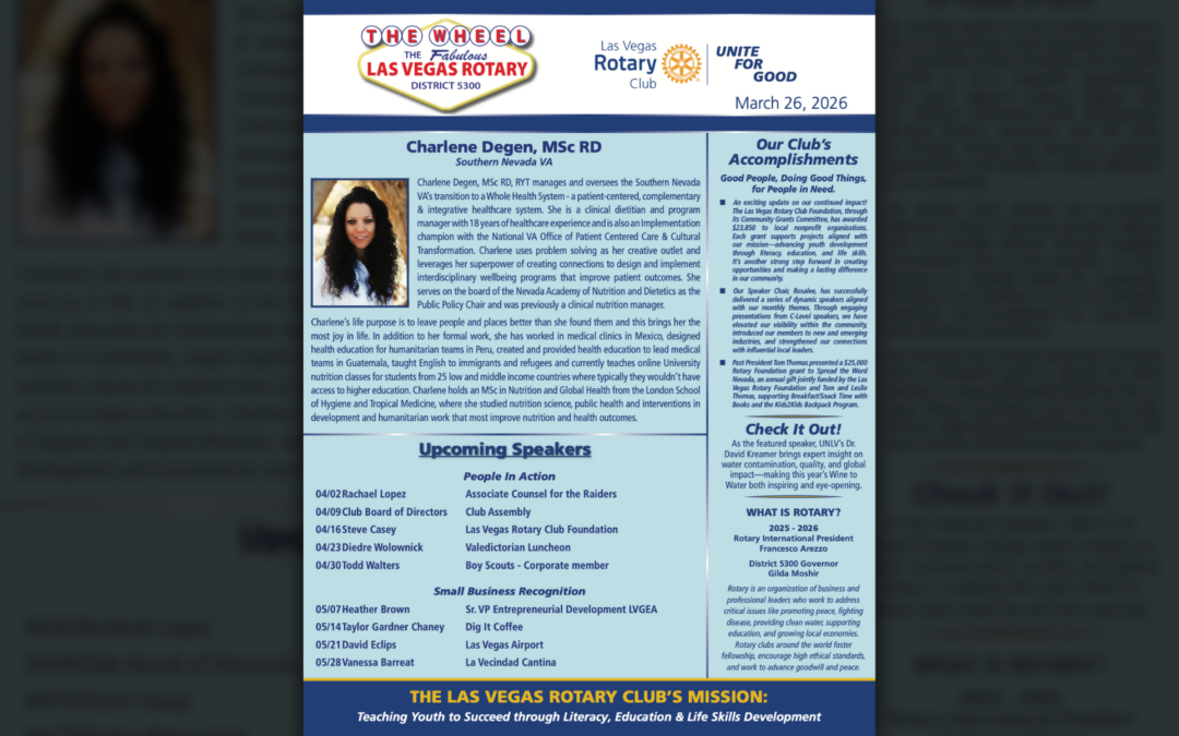 The Wheel for March 26, 2026