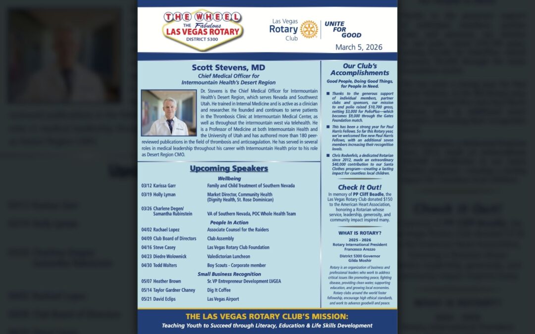 The Wheel for March 5, 2026